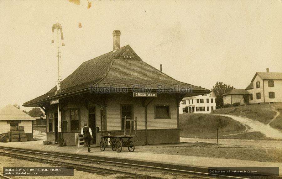 Postcard: Greenfield station